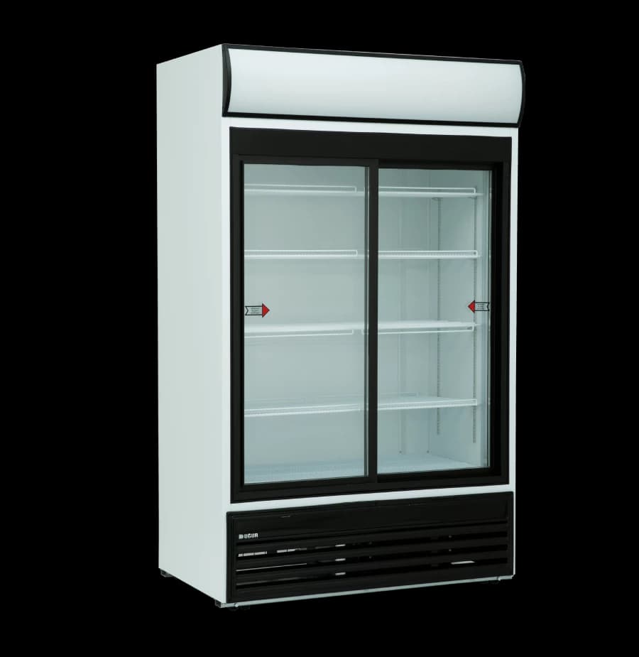 Uğur USS 1200 DSCL Sürme Camlı Dikey Şişe Soğutucu Dolap