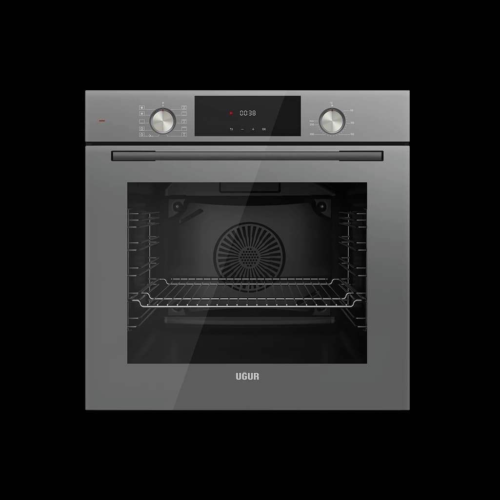 Uğur UAF 6011D GCPET Fryart Gri Ankastre Fırın
