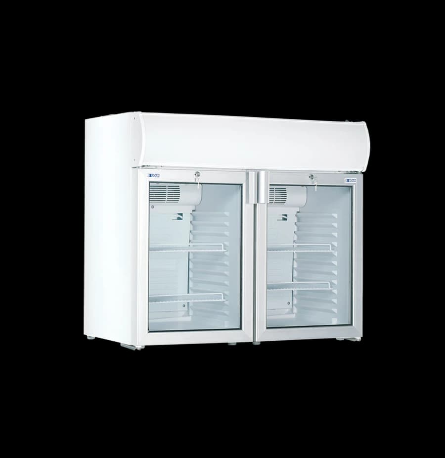 Uğur USS 190 D2KL Cam Kapılı Dikey İçecek Soğutucu (İKİ KAPILI)