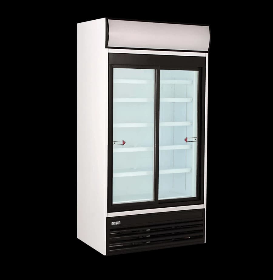 Uğur USS 1000 DSCL Cam Kapılı Dikey İçecek Soğutucu (SÜRME KAPILI)