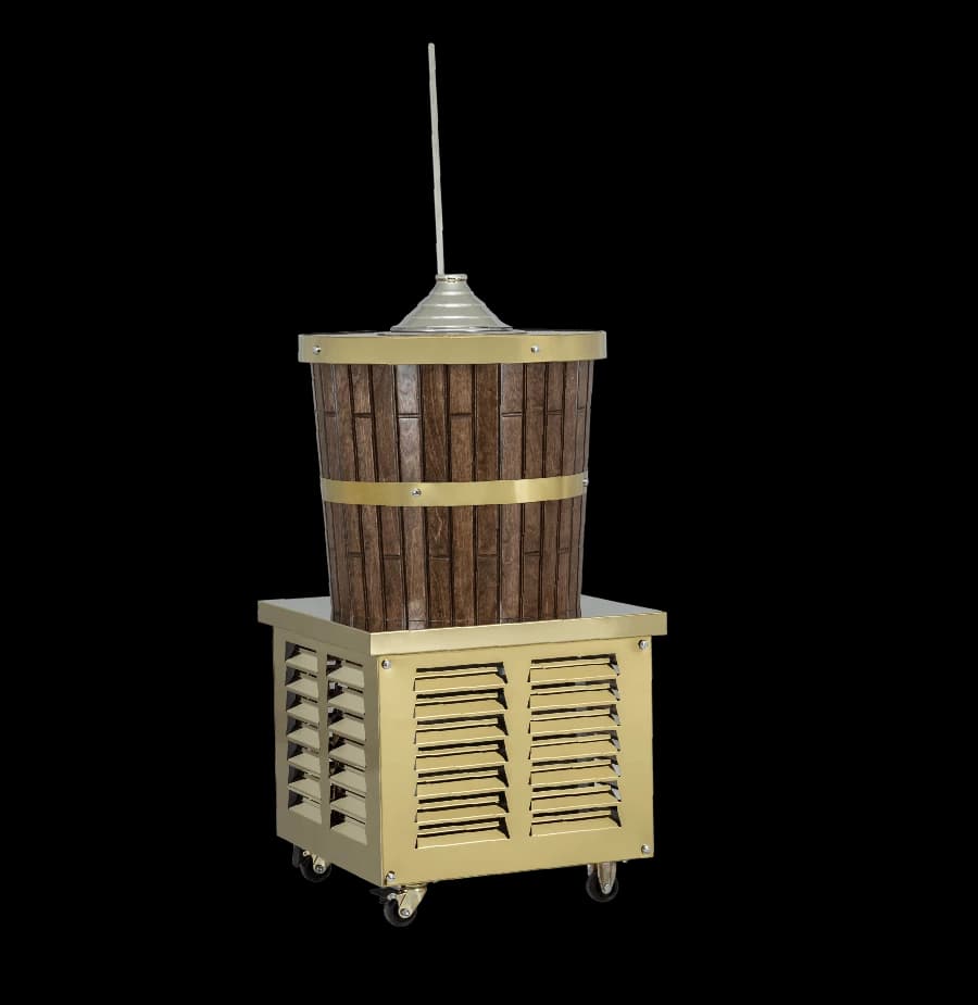 Uğur UDM 1 MF AHŞAP Sosluksuz Yuvarlak Bankolu Fıçı Dolabı